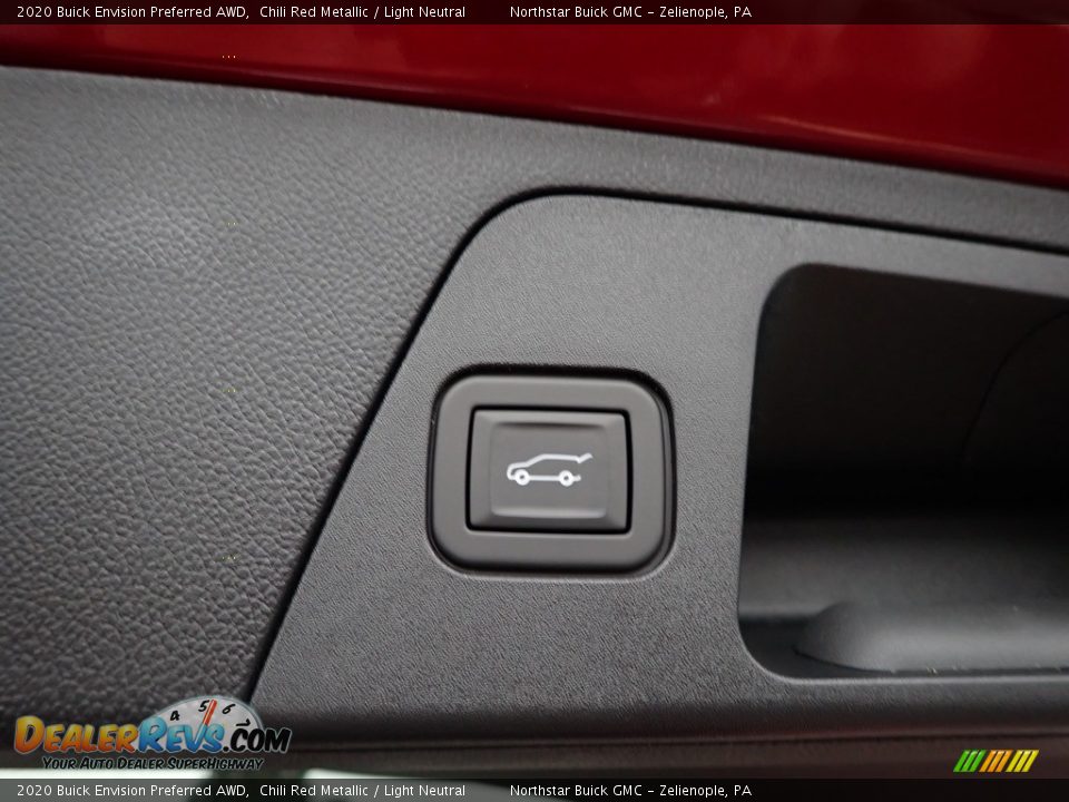 2020 Buick Envision Preferred AWD Chili Red Metallic / Light Neutral Photo #8