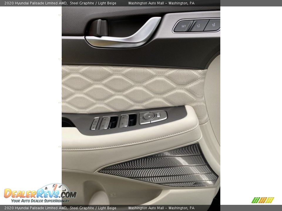 2020 Hyundai Palisade Limited AWD Steel Graphite / Light Beige Photo #11