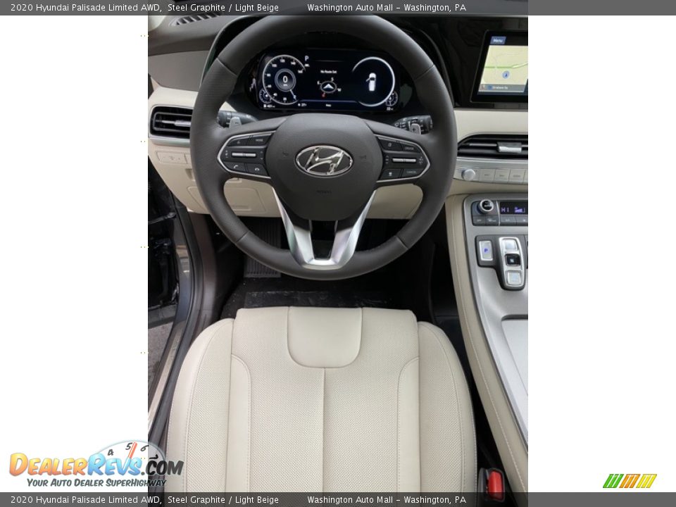 2020 Hyundai Palisade Limited AWD Steel Graphite / Light Beige Photo #13