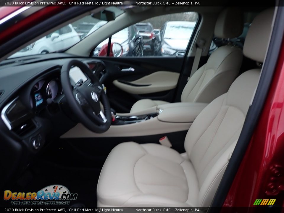 Front Seat of 2020 Buick Envision Preferred AWD Photo #14