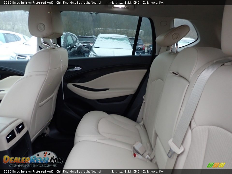 Rear Seat of 2020 Buick Envision Preferred AWD Photo #15
