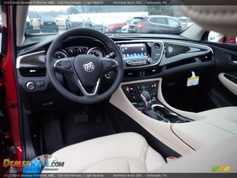 Light Neutral Interior - 2020 Buick Envision Preferred AWD Photo #16