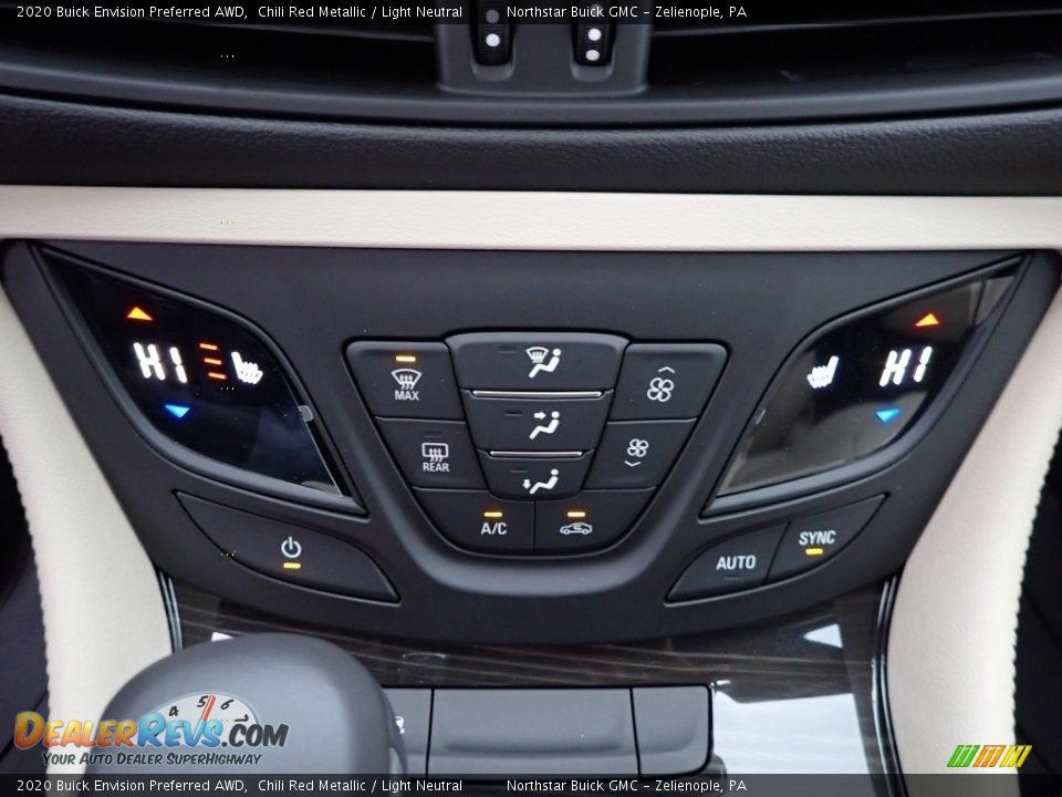 Controls of 2020 Buick Envision Preferred AWD Photo #19