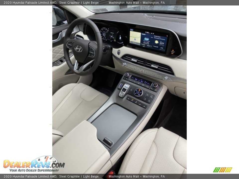 Dashboard of 2020 Hyundai Palisade Limited AWD Photo #30