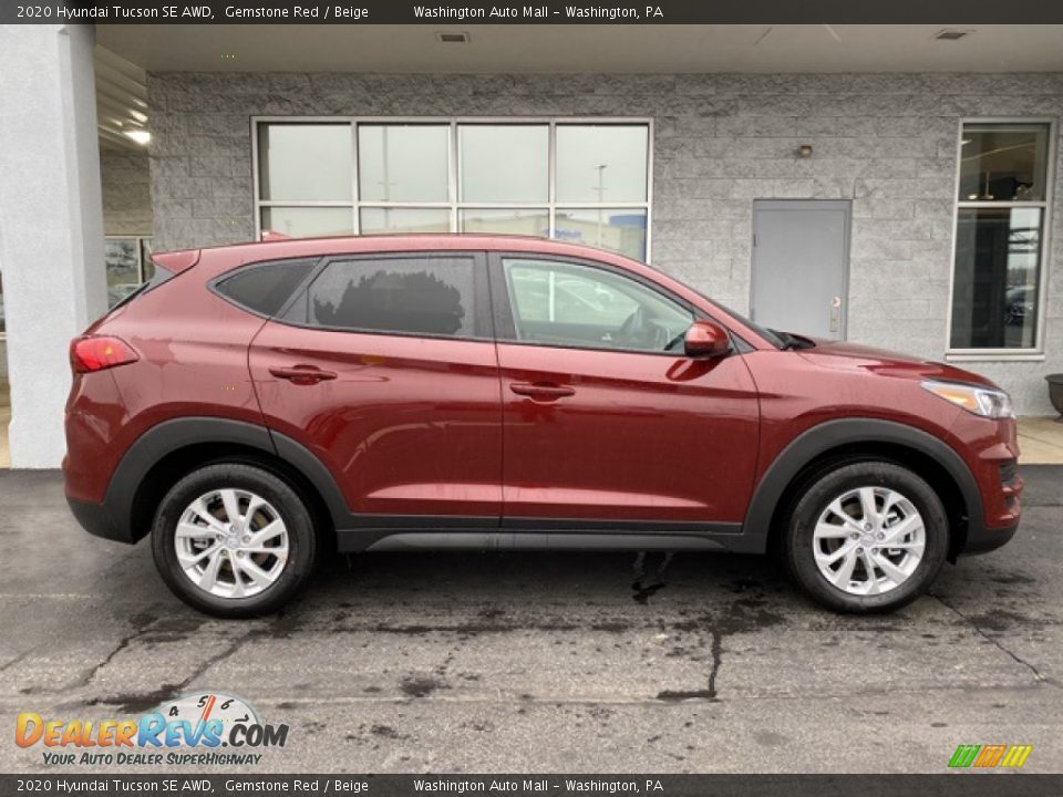 2020 Hyundai Tucson SE AWD Gemstone Red / Beige Photo #2