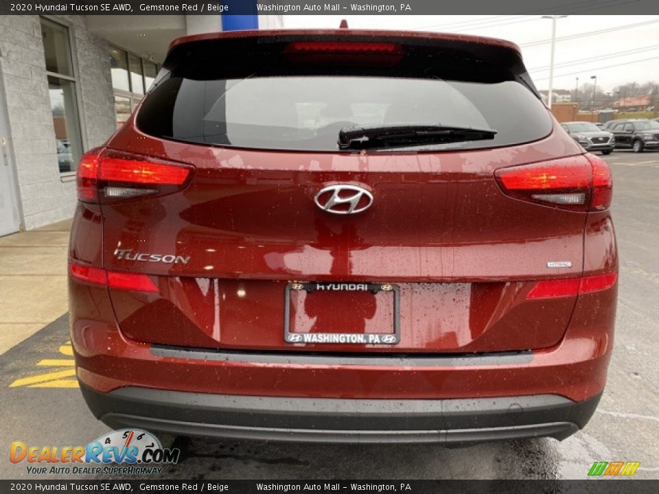 2020 Hyundai Tucson SE AWD Gemstone Red / Beige Photo #4