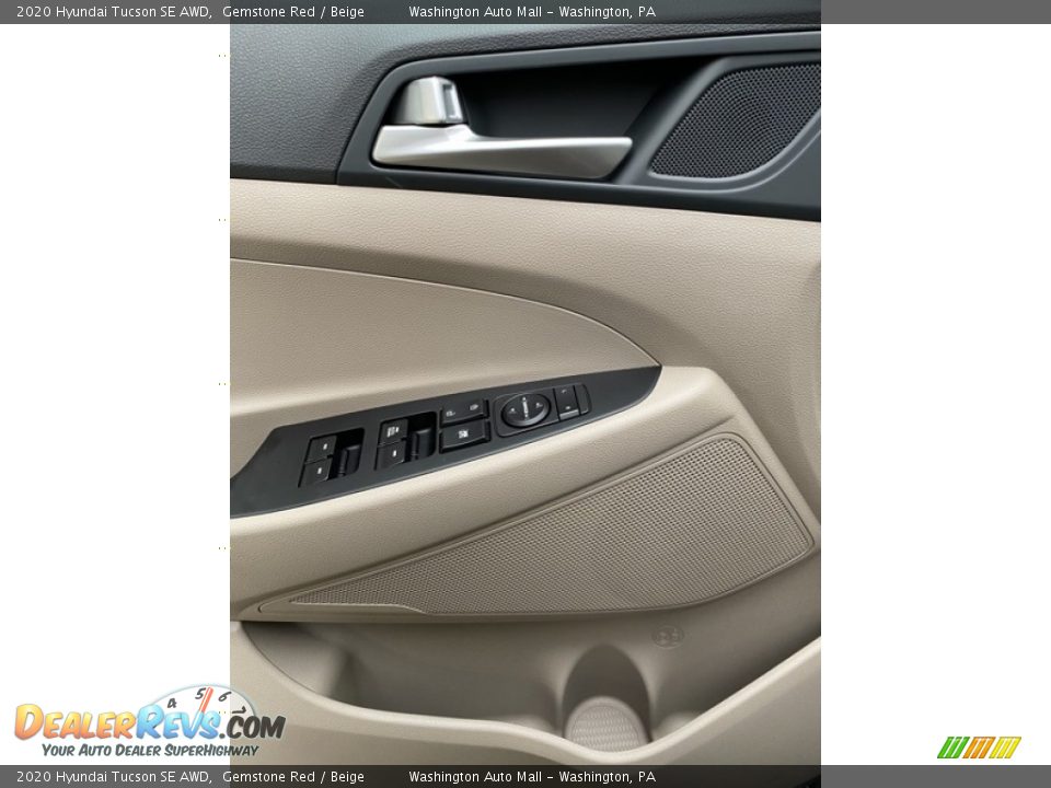 2020 Hyundai Tucson SE AWD Gemstone Red / Beige Photo #11