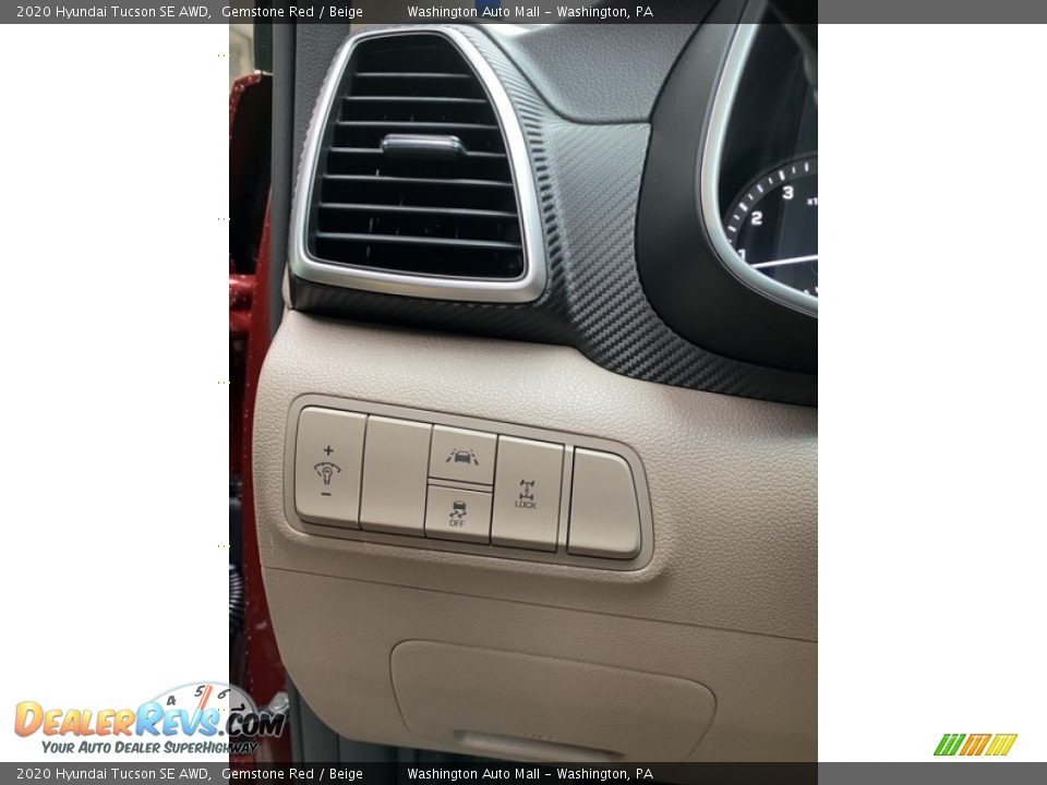 2020 Hyundai Tucson SE AWD Gemstone Red / Beige Photo #12