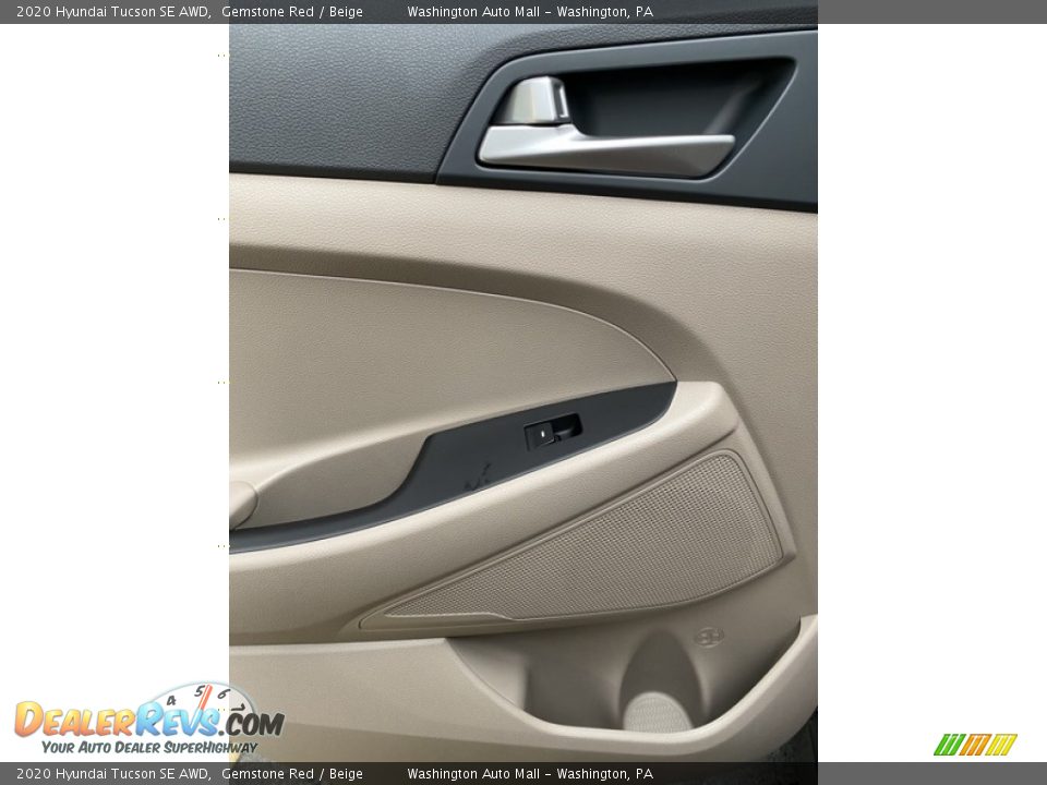 2020 Hyundai Tucson SE AWD Gemstone Red / Beige Photo #17