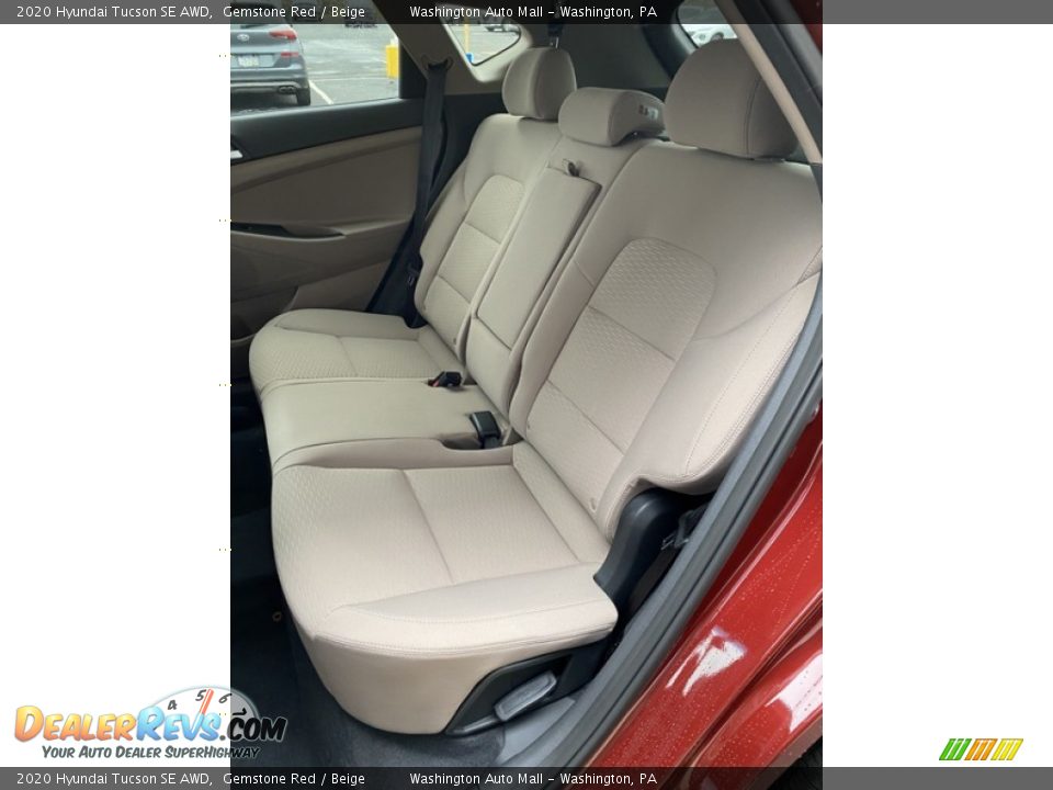 2020 Hyundai Tucson SE AWD Gemstone Red / Beige Photo #18