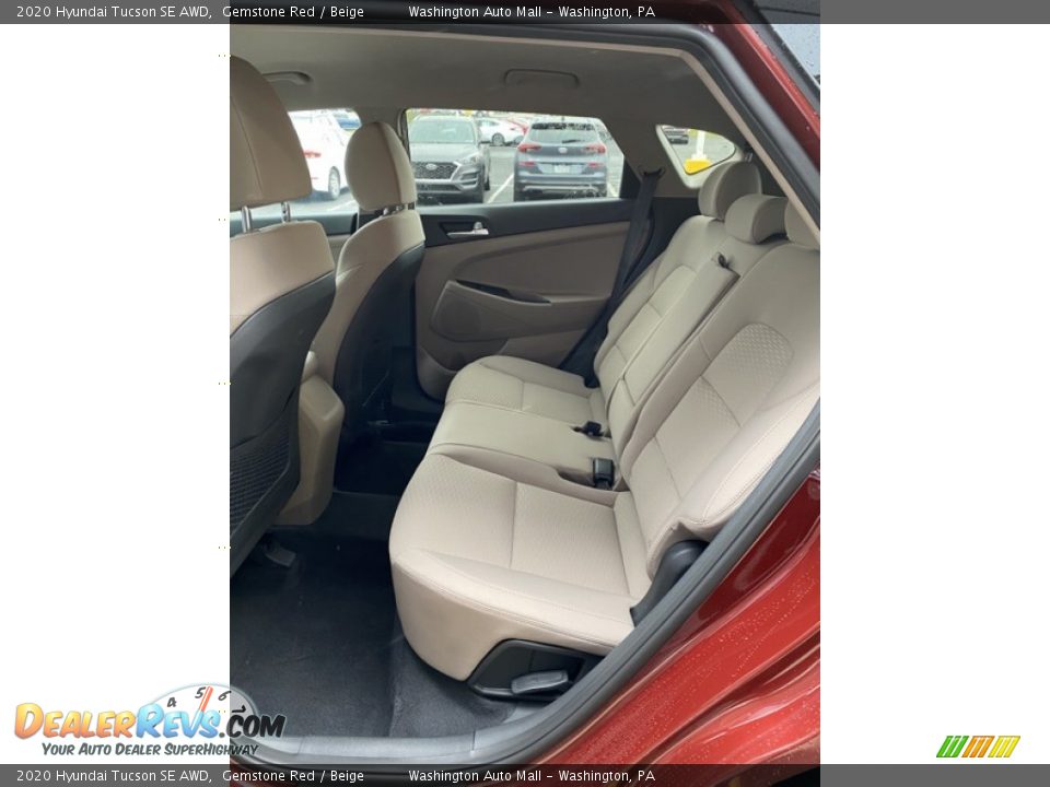 2020 Hyundai Tucson SE AWD Gemstone Red / Beige Photo #19