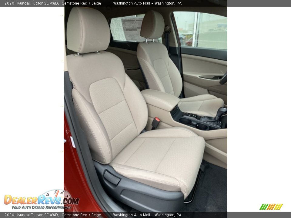 2020 Hyundai Tucson SE AWD Gemstone Red / Beige Photo #24