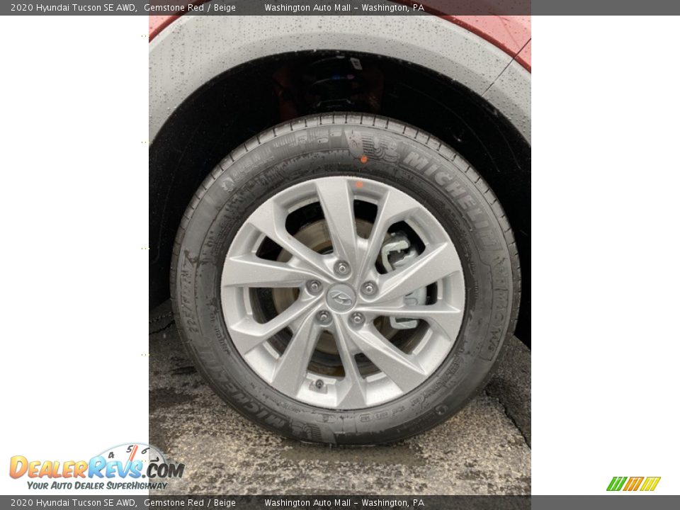 2020 Hyundai Tucson SE AWD Gemstone Red / Beige Photo #26