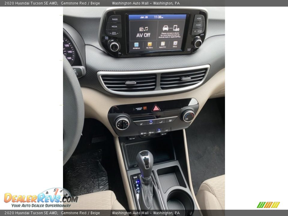 2020 Hyundai Tucson SE AWD Gemstone Red / Beige Photo #28