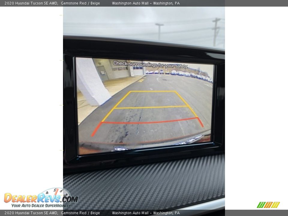 2020 Hyundai Tucson SE AWD Gemstone Red / Beige Photo #29
