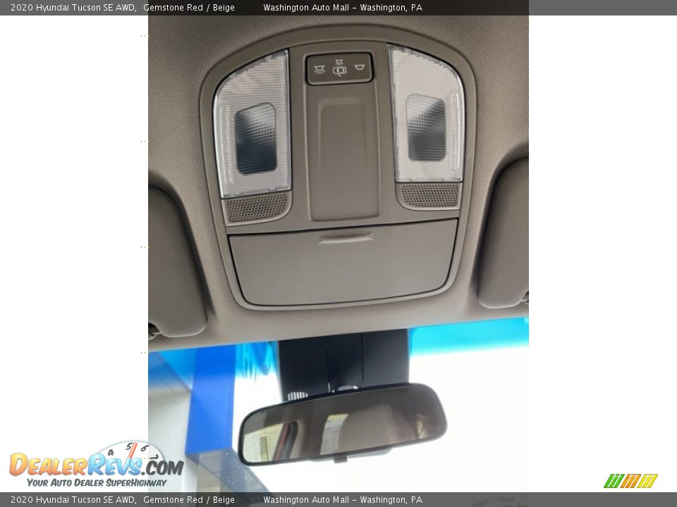 2020 Hyundai Tucson SE AWD Gemstone Red / Beige Photo #34
