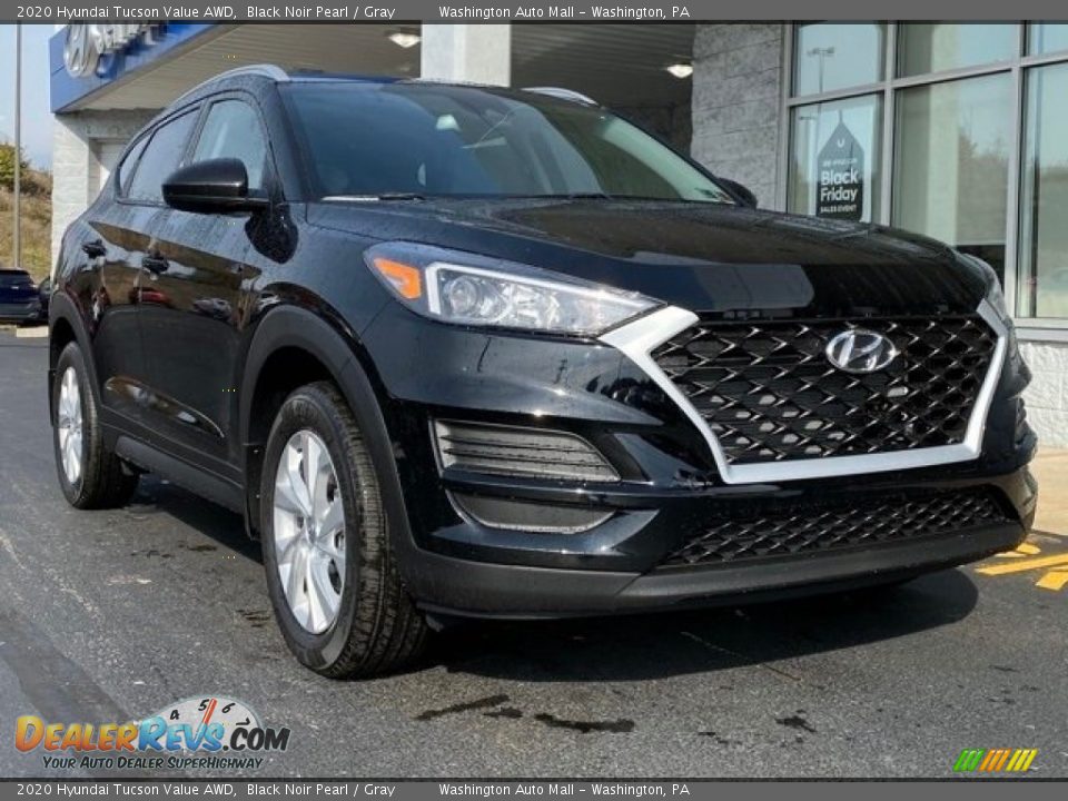2020 Hyundai Tucson Value AWD Black Noir Pearl / Gray Photo #1