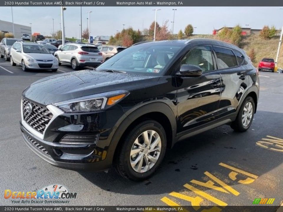 2020 Hyundai Tucson Value AWD Black Noir Pearl / Gray Photo #7