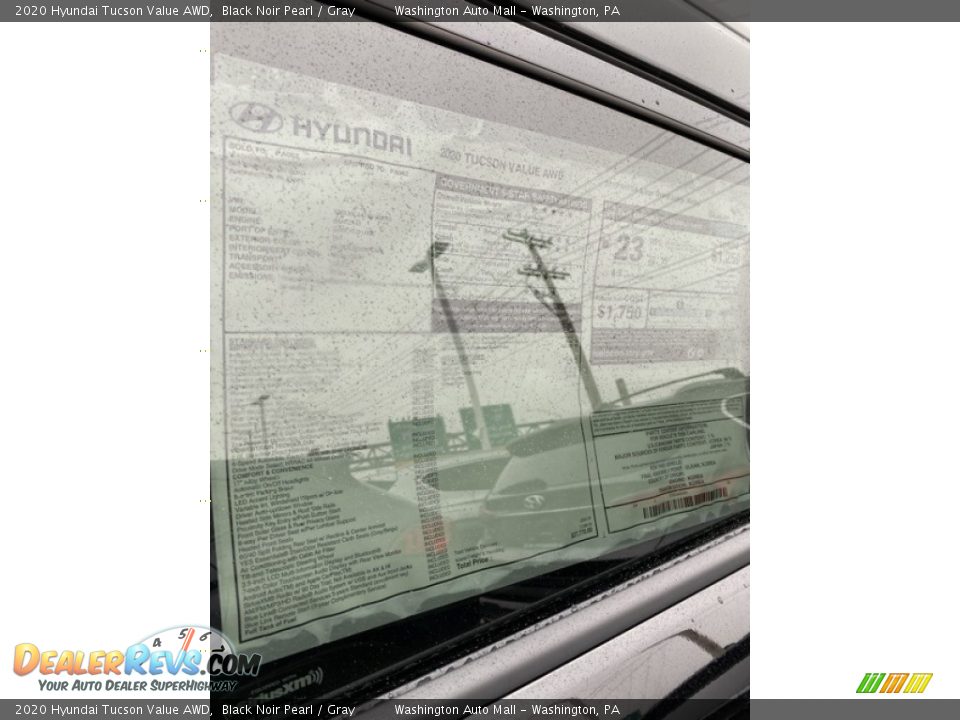2020 Hyundai Tucson Value AWD Black Noir Pearl / Gray Photo #16