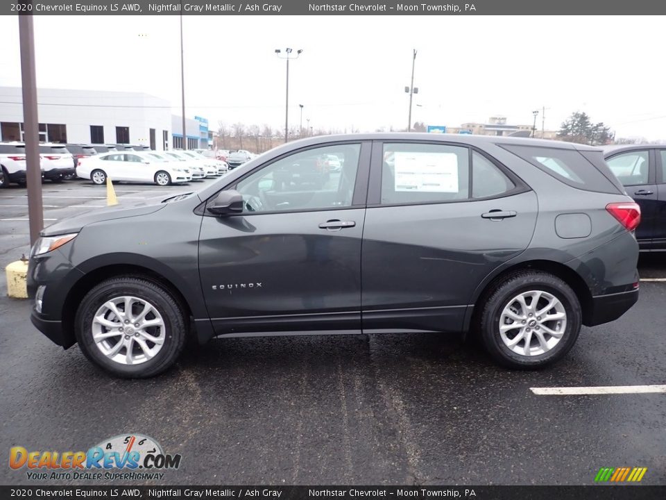 2020 Chevrolet Equinox LS AWD Nightfall Gray Metallic / Ash Gray Photo #2