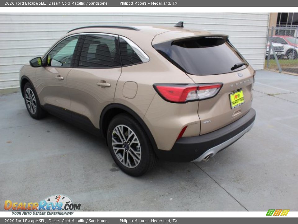 2020 Ford Escape SEL Desert Gold Metallic / Sandstone Photo #6