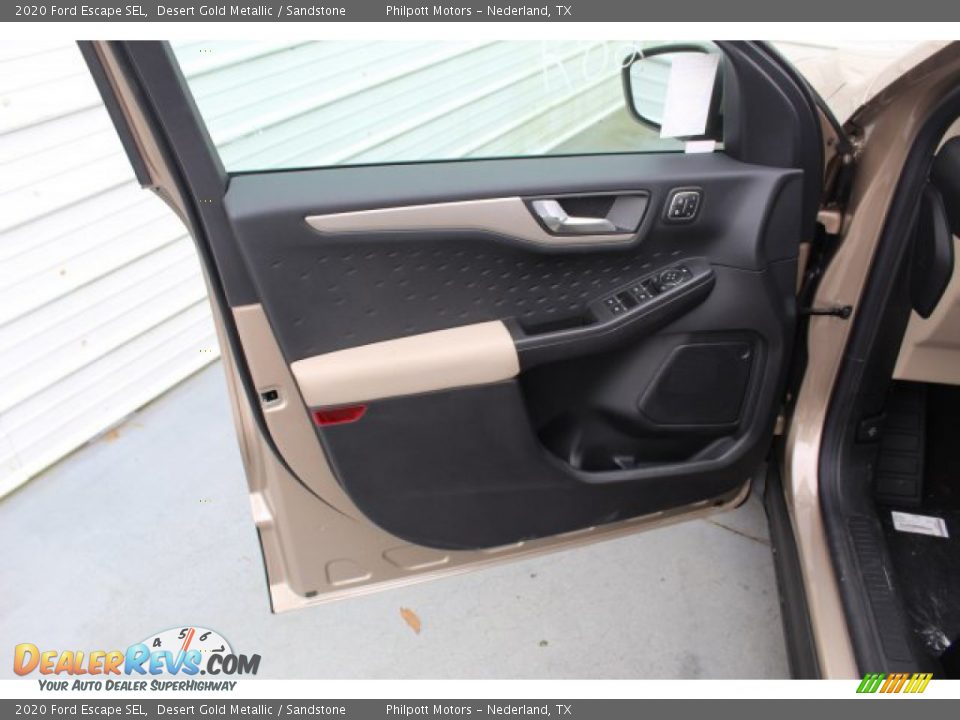 2020 Ford Escape SEL Desert Gold Metallic / Sandstone Photo #9