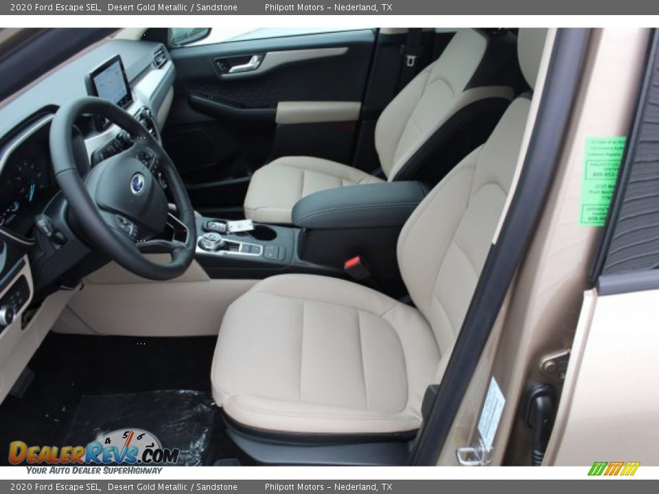2020 Ford Escape SEL Desert Gold Metallic / Sandstone Photo #10