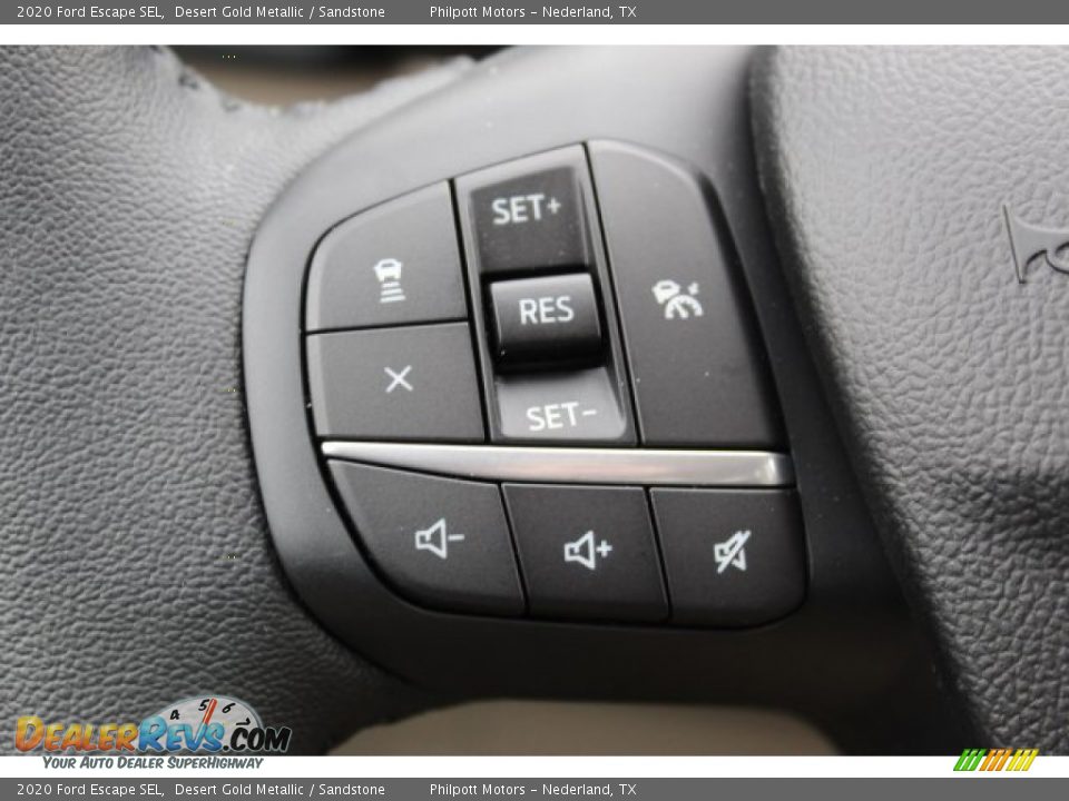 2020 Ford Escape SEL Desert Gold Metallic / Sandstone Photo #11