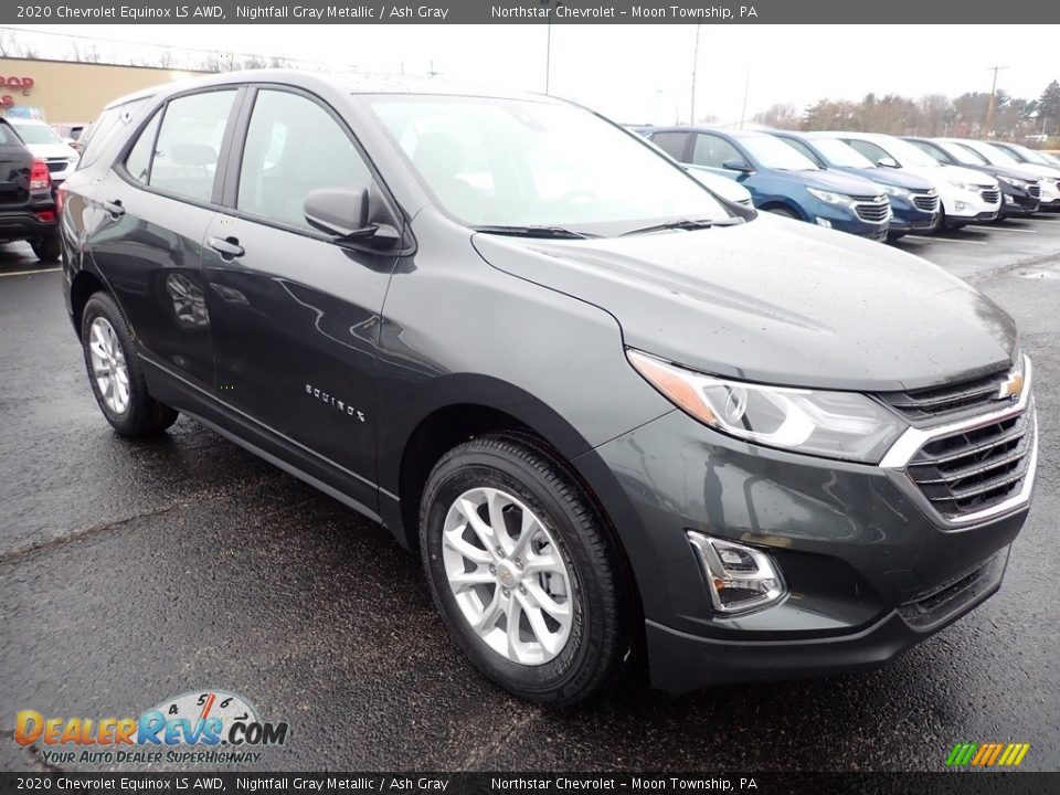 2020 Chevrolet Equinox LS AWD Nightfall Gray Metallic / Ash Gray Photo #7