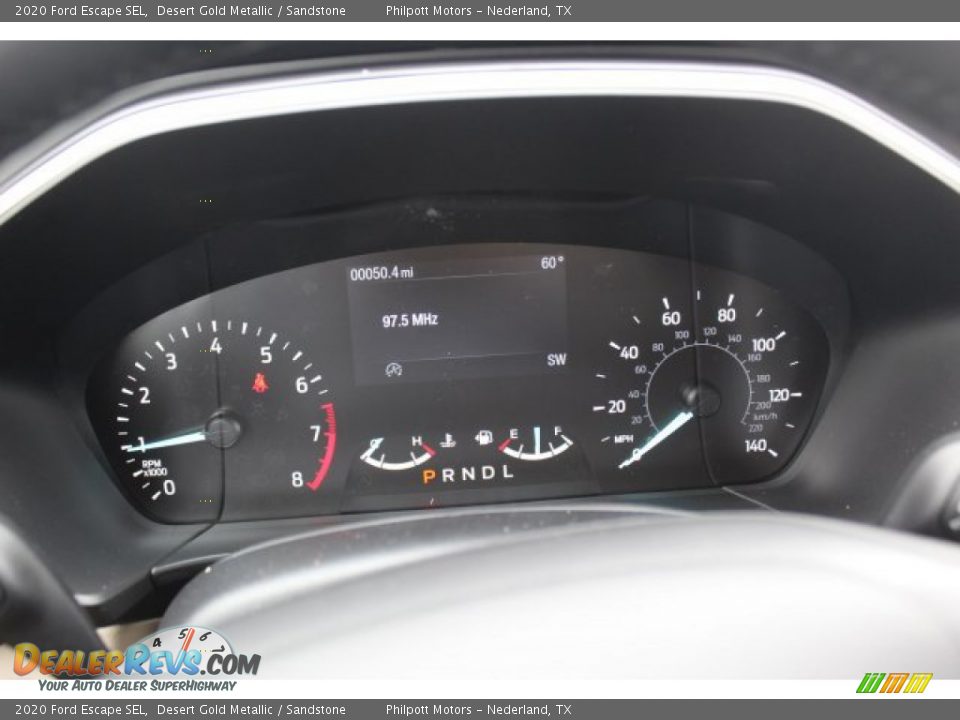 2020 Ford Escape SEL Desert Gold Metallic / Sandstone Photo #13