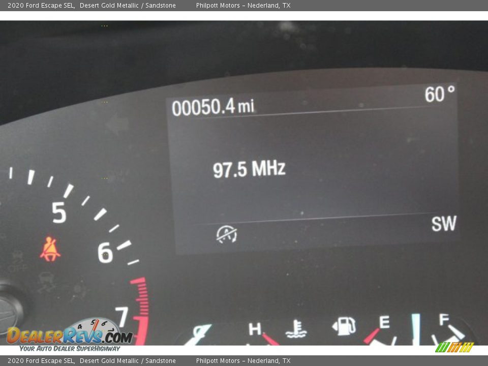 2020 Ford Escape SEL Desert Gold Metallic / Sandstone Photo #14