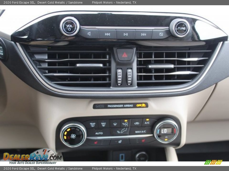 2020 Ford Escape SEL Desert Gold Metallic / Sandstone Photo #16