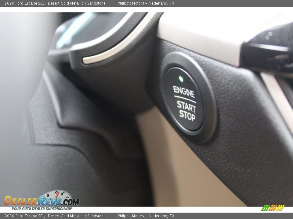2020 Ford Escape SEL Desert Gold Metallic / Sandstone Photo #17