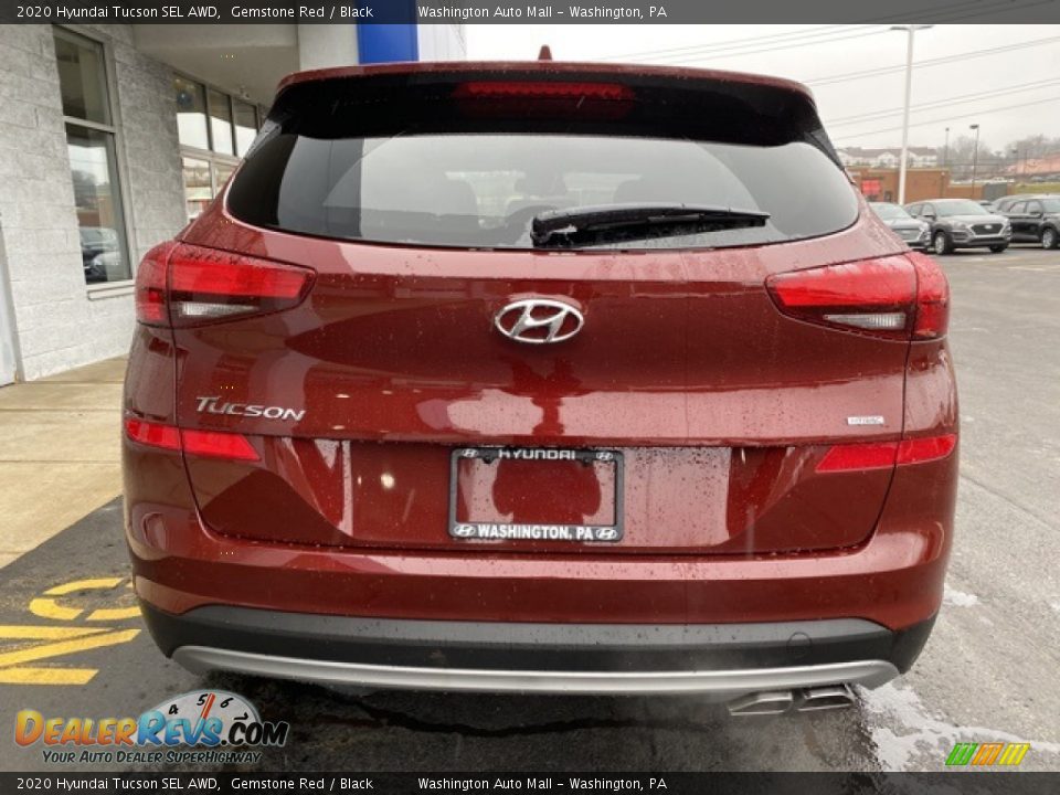 2020 Hyundai Tucson SEL AWD Gemstone Red / Black Photo #4