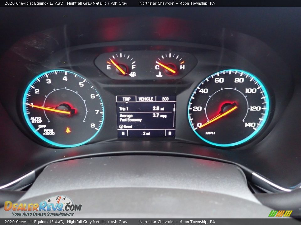 2020 Chevrolet Equinox LS AWD Nightfall Gray Metallic / Ash Gray Photo #20