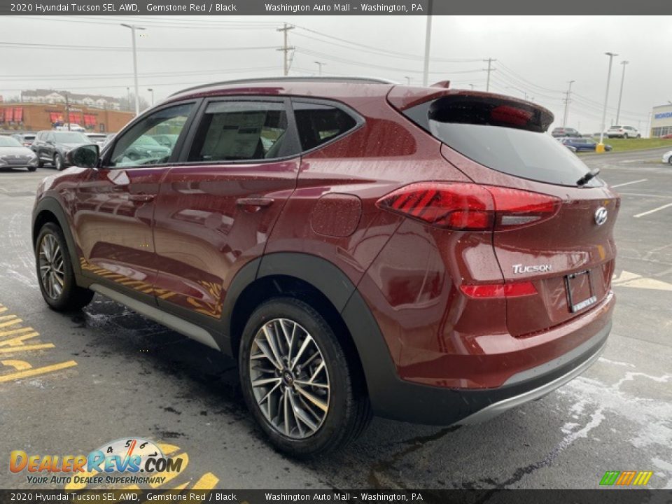 2020 Hyundai Tucson SEL AWD Gemstone Red / Black Photo #5