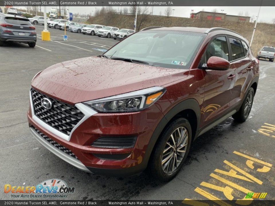 2020 Hyundai Tucson SEL AWD Gemstone Red / Black Photo #6
