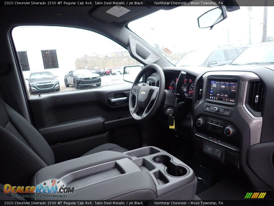 2020 Chevrolet Silverado 1500 WT Regular Cab 4x4 Satin Steel Metallic / Jet Black Photo #11