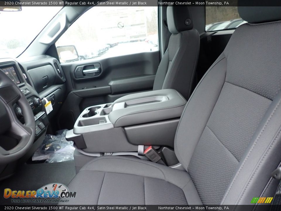 2020 Chevrolet Silverado 1500 WT Regular Cab 4x4 Satin Steel Metallic / Jet Black Photo #13