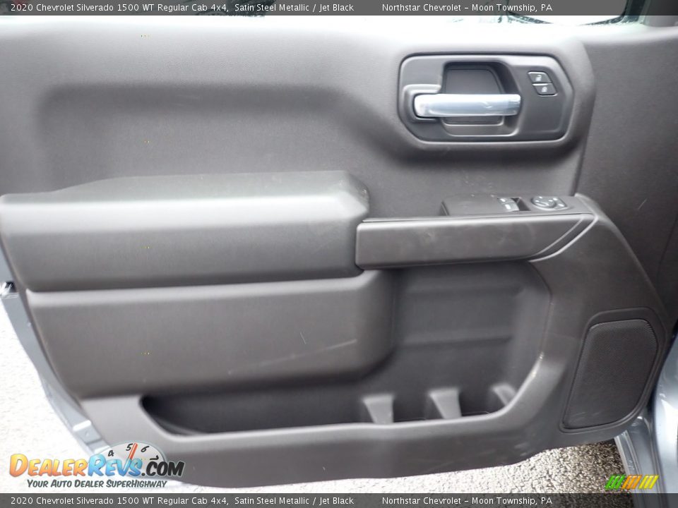 2020 Chevrolet Silverado 1500 WT Regular Cab 4x4 Satin Steel Metallic / Jet Black Photo #14