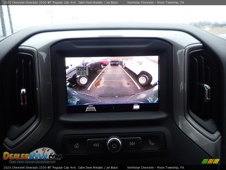 2020 Chevrolet Silverado 1500 WT Regular Cab 4x4 Satin Steel Metallic / Jet Black Photo #17