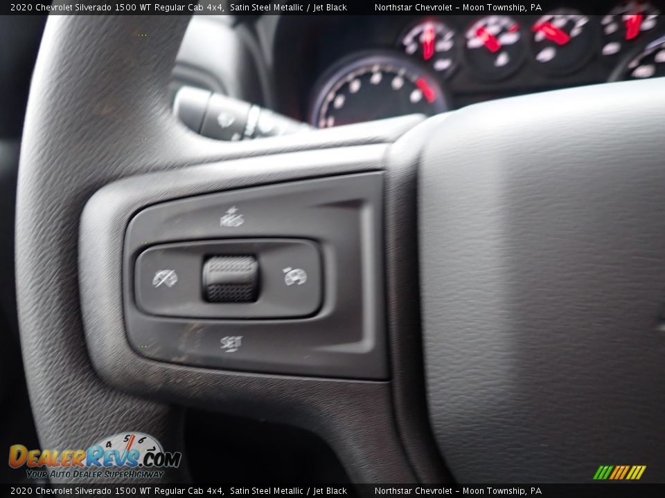 2020 Chevrolet Silverado 1500 WT Regular Cab 4x4 Satin Steel Metallic / Jet Black Photo #18