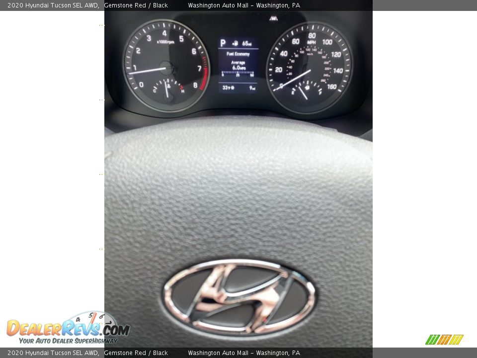 2020 Hyundai Tucson SEL AWD Gemstone Red / Black Photo #27