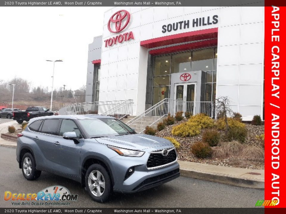 2020 Toyota Highlander LE AWD Moon Dust / Graphite Photo #1