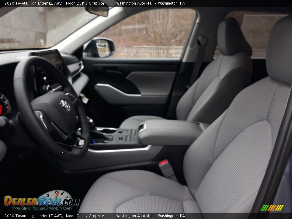 2020 Toyota Highlander LE AWD Moon Dust / Graphite Photo #21