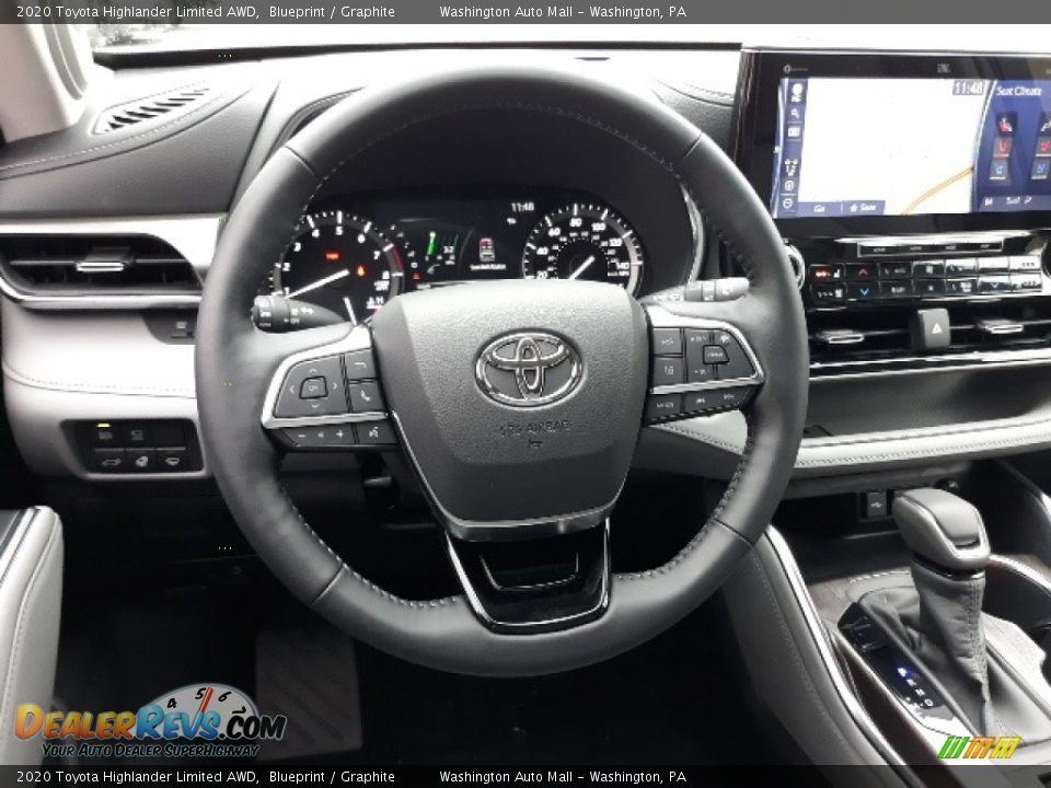 2020 Toyota Highlander Limited AWD Steering Wheel Photo #3