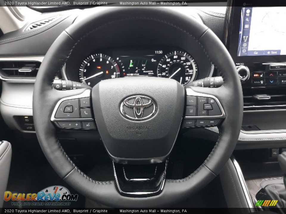 2020 Toyota Highlander Limited AWD Steering Wheel Photo #4