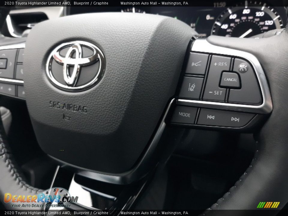 2020 Toyota Highlander Limited AWD Blueprint / Graphite Photo #6