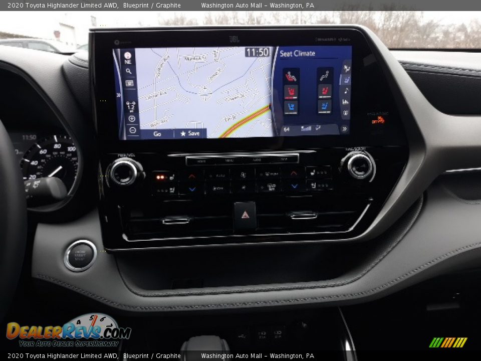 Navigation of 2020 Toyota Highlander Limited AWD Photo #11
