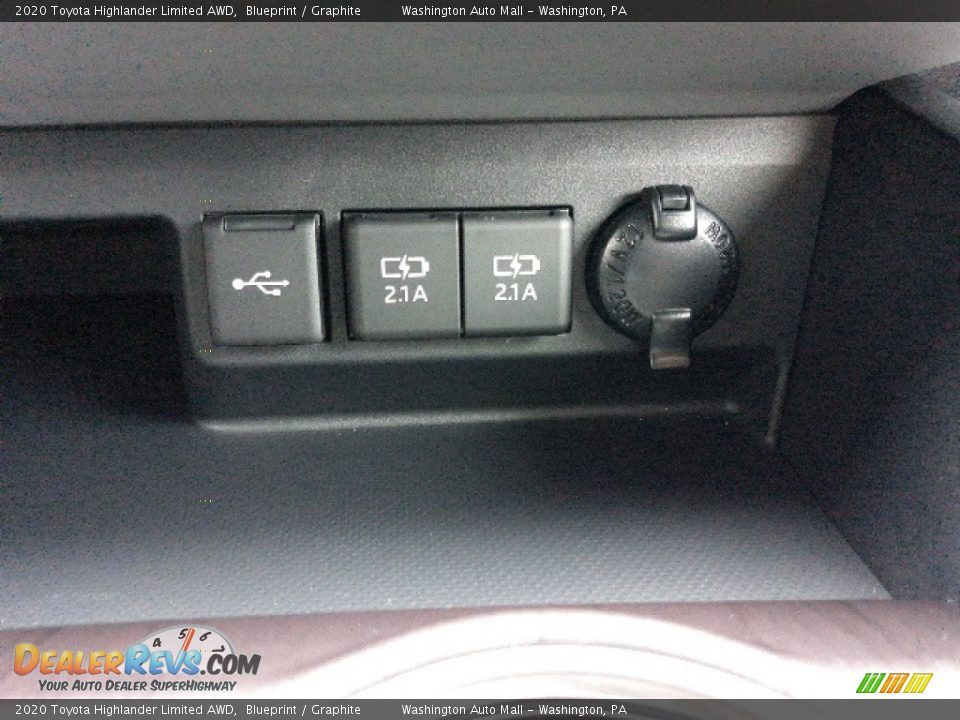 2020 Toyota Highlander Limited AWD Blueprint / Graphite Photo #15